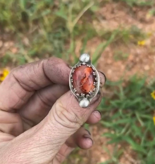 Carnelian Ring SZ 5.75