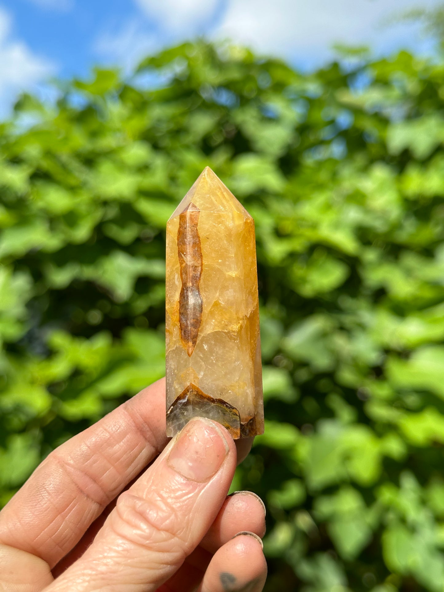 Golden Healer Quartz Tower