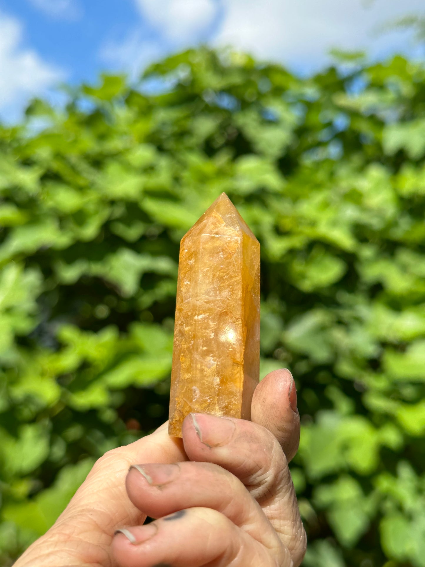 Golden Healer Quartz Tower